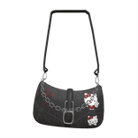 Black & Red Hello Kitty Y2K Goth Emo Shoulder Bag
