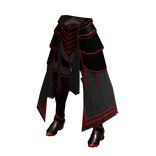 ♾️ Black and red nightmare knight plate legs