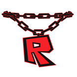 Black and Red Retro Roblox Chain