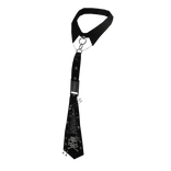 Black & Silver Chain Tie