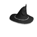 ♾️ Black and silver wizard hat (PBR)