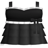 Black & White Baby Doll Dress