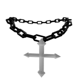 Black and White Cross Chain