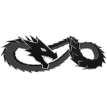 Black & White Dragon - Neck