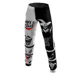 Black and White Evil Clown Pants Y2K