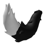 Black and White Fluffy Tail