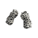 Black & White Fur Arm Wraps