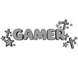 Black And White Gamer Tag