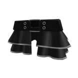 Black & White Gothic Anime Skirt