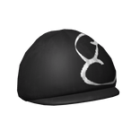 Black and White Graphic Visor Beanie