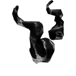 Black and White Horns of Onyx