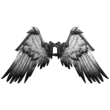 Black and White Icarus Wings (ADDON)