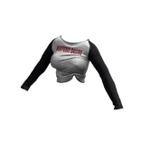 ʚ♡ɞ Black and White Longsleeve Graphic Tee