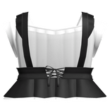 ⛥ black & white overall dress ⛥