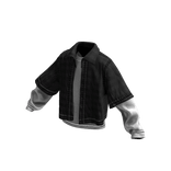 Black & White Plaid Polo w/ Shirt