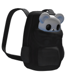 Black & White Pocket Bear Backpack (3.0)