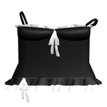 (black & white) strap summer ruffle dress 3.0