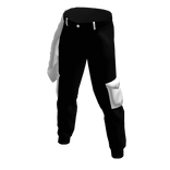 Black and white streetwear pants
