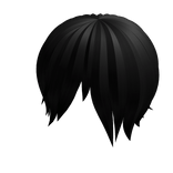 Black Androgynous Bob Fringe messy Emo Haircut