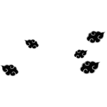 Black Anime Cloud Akatsuki Aura ☁