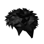 Black Anime Spikey Hair