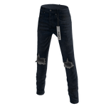 Black Atlanta Purple Jeans 