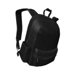 Black Backpack Off-Shoulder