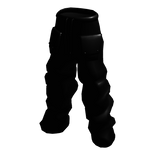 ❄ Black Baggy Pants