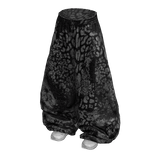 Black Baggy Y2K Leopard Print Sweats