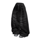 Black Baggy Y2K Skatecore Jeans