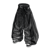 Black Baggy Zipper Jeans BOEVI