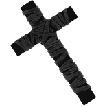 Black Bandaged Cross