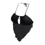 Black Bandana Cute Halter Top