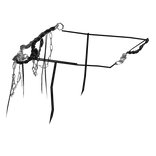 Black Beaded Ancient Archival Arm Bracelet