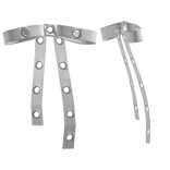 Black Belt Goth Punk Head Ribbons
