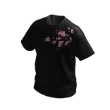 Black Blossom Y2K Tee