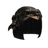 Black Bob W/ Forest Headscarf V2