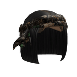 Black Bob W/ Forest Headscarf V2