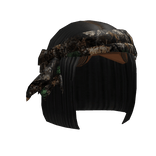 Black Bob W/ Forest Headscarf V2