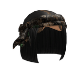 Black Bob W/ Forest Headscarf V2