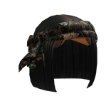 Black Bob W/ Forest Headscarf V2