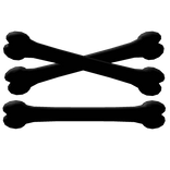 Black Bone Hair Clip 