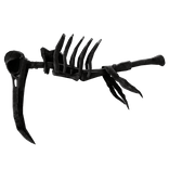 Black Bone Skull Bird Skeleton Scythe Waist