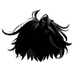 Black Boys Hair Fluffy Cool Anime Messy