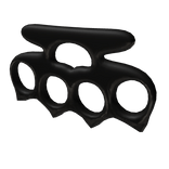 black brass knuckles [left] 