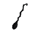 Black broom