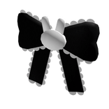 Black Bunny Bow