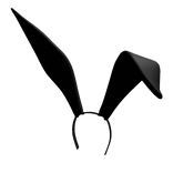 Black Bunny Ears