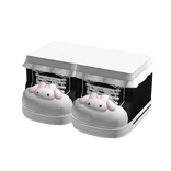  ♡ : black bunny sneakers w/ frill socks