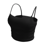 black camisole tank top